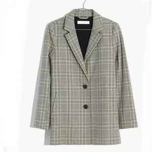 Madewell Dorset Blazer in Cosley Plaid Size Small
